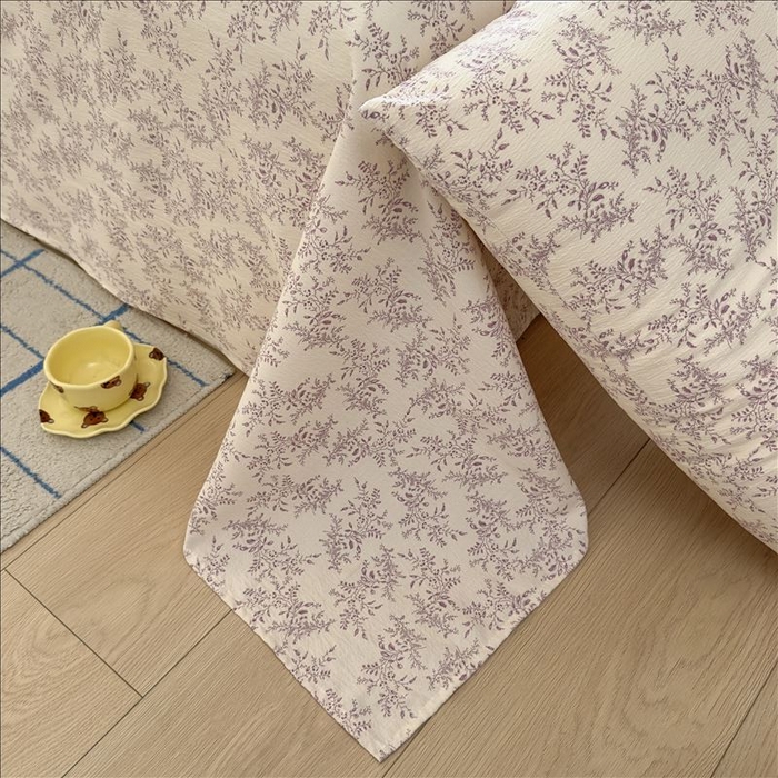 91家纺网 家纺一手货源 找家纺 丝芙妮家居（原乐视家纺） 2026新款A类云木棉床单系列 思绪