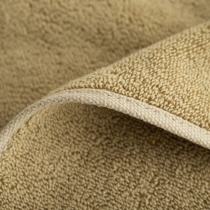 91家纺网 家纺一手货源 找家纺 2025新款中国风长城格纯棉毛巾全棉手巾纯棉毛巾浴巾套装 长城格毛巾1条装-卡其黄