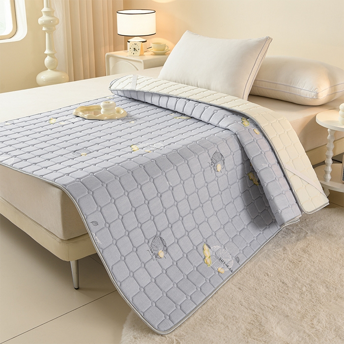 91家纺网 家纺一手货源 找家纺 美克家居2025新款加厚防水软床垫 A级软豆灰【不防水加厚款】