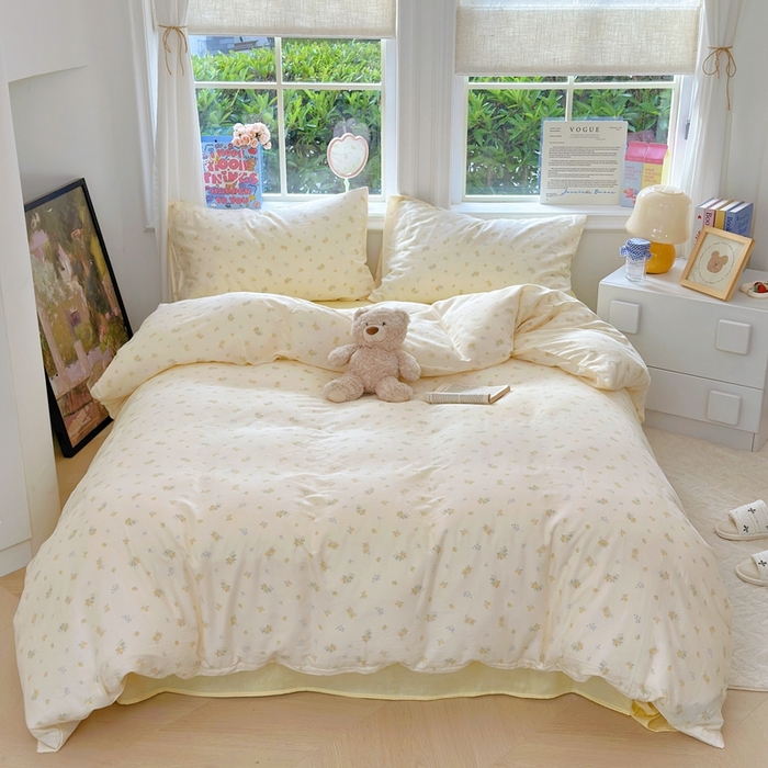 于果 2025新款全棉双层纱四件套第五批 枇杷果