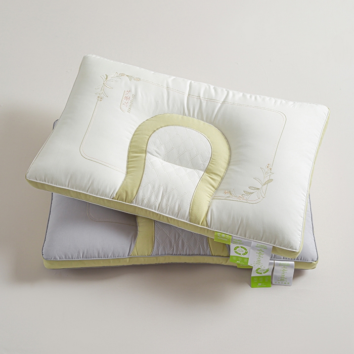 91家纺网 家纺一手货源 找家纺 晚儿 2025新款艾樂芯护颈枕 灰色