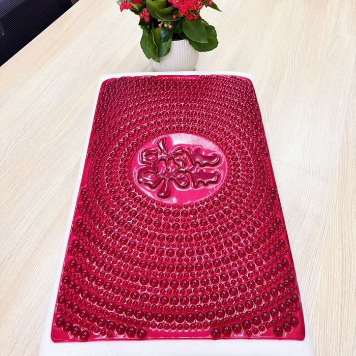 91家纺网 家纺一手货源 找家纺 （总）剑桥枕业 2025新款红色零压凝胶双喜枕枕头枕芯