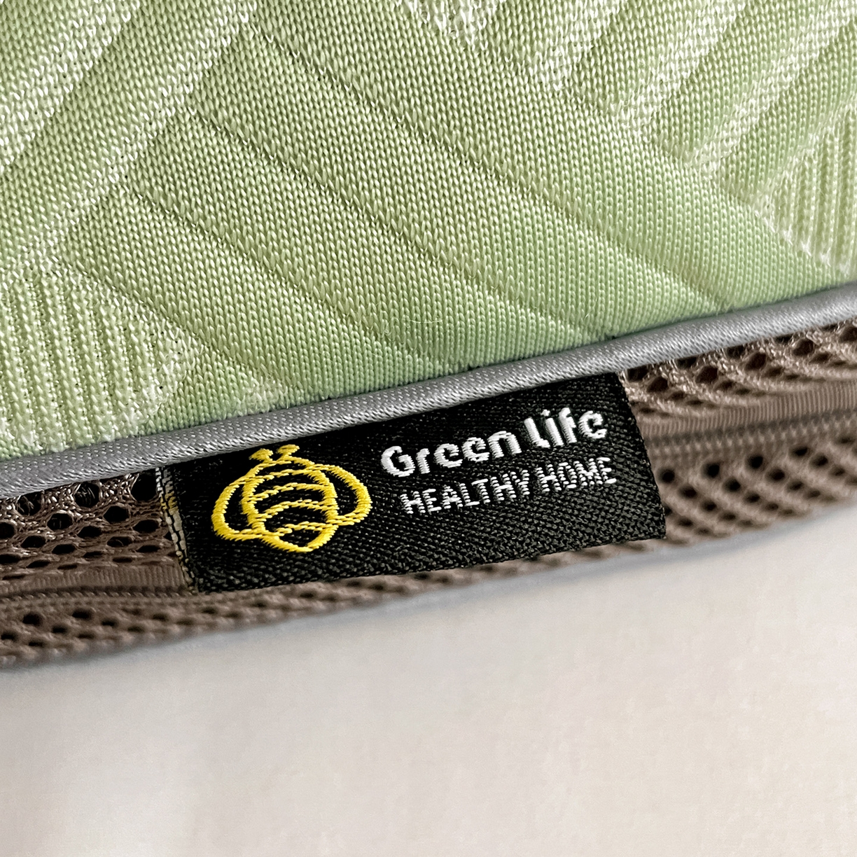 91家纺网 家纺一手货源 找家纺 卓昌枕芯 2025新款凉感按摩肌理纹荞麦枕芯枕头 薄荷绿-枕套加荞麦壳内胆 30x50cm单枕/只