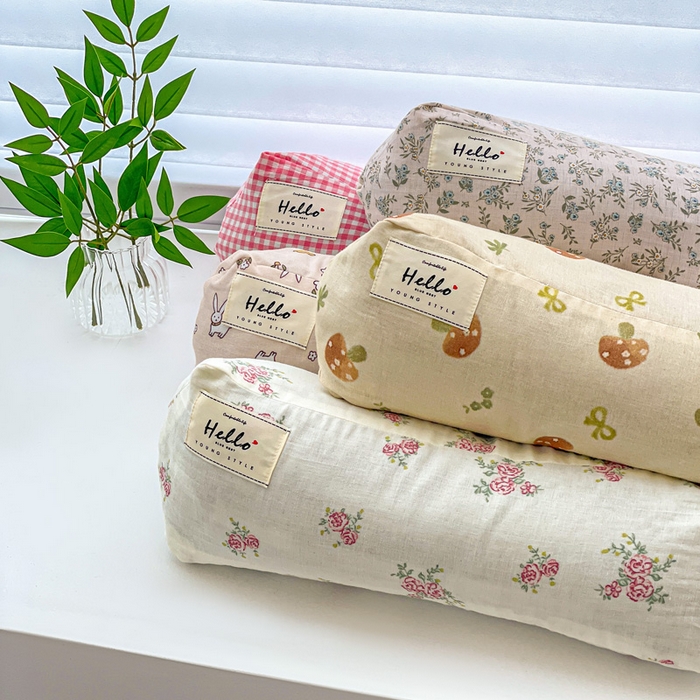 91家纺网 家纺一手货源 找家纺 （总）卓昌枕芯 2025新款全棉双层纱颈椎枕全棉水洗棉三角枕枕头枕芯