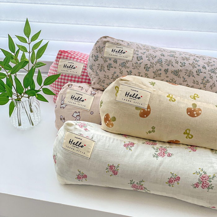 91家纺网 家纺一手货源 找家纺 （总）卓昌枕芯 2025新款全棉双层纱颈椎枕全棉水洗棉三角枕枕头枕芯