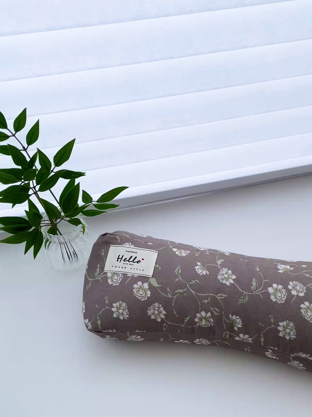 91家纺网 家纺一手货源 找家纺 卓昌枕芯 2025新款全棉双层纱颈椎枕全棉水洗棉三角枕枕头枕芯 牡丹园-全棉双层纱颈椎枕 45x15cm单枕/对