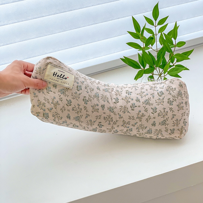 91家纺网 家纺一手货源 找家纺 卓昌枕芯 2025新款全棉双层纱颈椎枕全棉水洗棉三角枕枕头枕芯 伊朵粉-全棉双层纱颈椎枕 45x15cm单枕/对