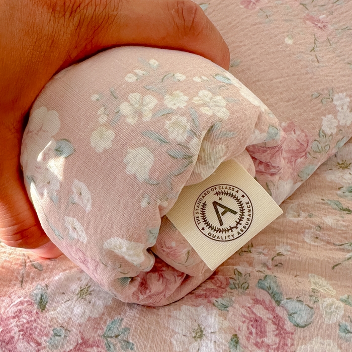 91家纺网 家纺一手货源 找家纺 韩巢家纺 2025新款云感提花双层纱床单被单枕套三件套 爱如星辰