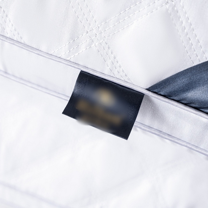 91家纺网 家纺一手货源 找家纺 橘夏家纺 2025新款三格线亲肤羽丝棉酒店枕枕头枕芯 雅白 48x74cm中枕/只