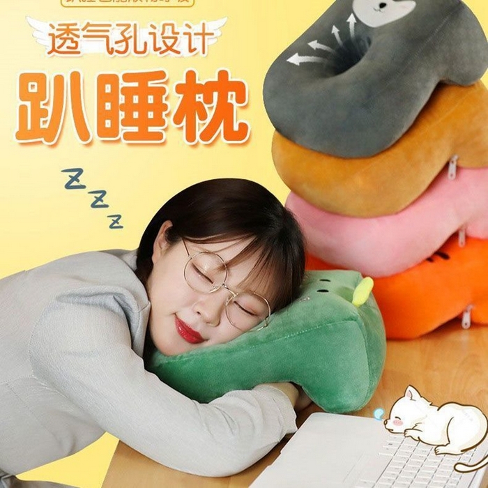91家纺网 家纺一手货源 找家纺 （总）无瑕家居 2025新款午睡趴趴枕午睡枕芯抱枕直播福利枕芯