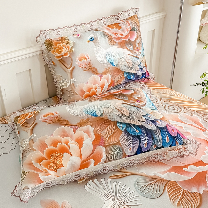 91家纺网 家纺一手货源 找家纺 （总）好漂靓家纺 2025新款5D立体凉丝复合空气层凉席三件套