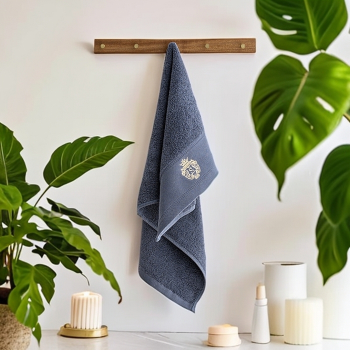 彩虹毛巾 2025新款A类酒店风S全棉毛巾加厚长绒棉浴巾纯棉毛巾浴巾套装外贸跨境爆款 A类S深灰毛巾1条装 组合套装