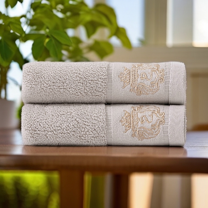 彩虹毛巾 2025新款A类酒店风S全棉毛巾加厚长绒棉浴巾纯棉毛巾浴巾套装外贸跨境爆款 A类S浅灰毛巾2条装 组合套装