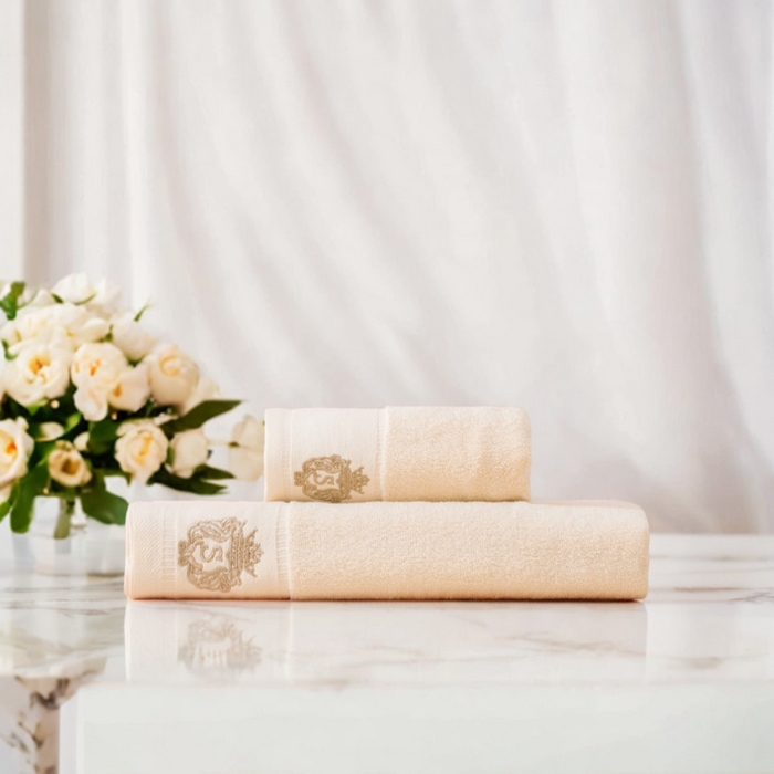 彩虹毛巾 2025新款A类酒店风S全棉毛巾加厚长绒棉浴巾纯棉毛巾浴巾套装外贸跨境爆款 A类S米黄毛巾浴巾套装 组合套装