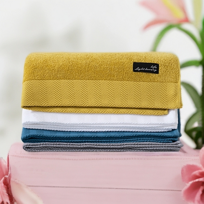 91家纺网 家纺一手货源 找家纺 （总）彩虹毛巾 2025新款迪迈波浪纹全棉毛巾纯棉浴巾家用吸水速干毛巾浴巾套装