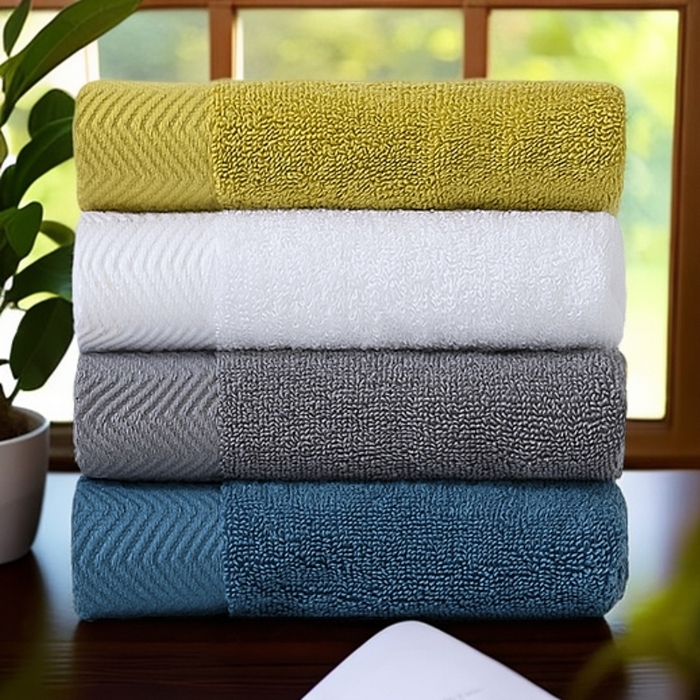 91家纺网 家纺一手货源 找家纺 （总）彩虹毛巾 2025新款迪迈波浪纹全棉毛巾纯棉浴巾家用吸水速干毛巾浴巾套装