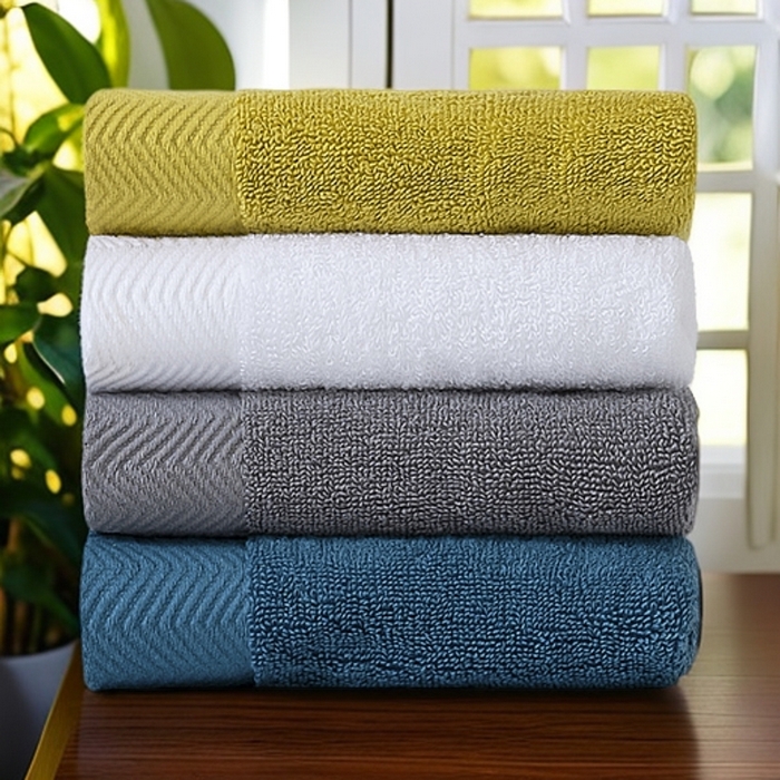 91家纺网 家纺一手货源 找家纺 （总）彩虹毛巾 2025新款迪迈波浪纹全棉毛巾纯棉浴巾家用吸水速干毛巾浴巾套装