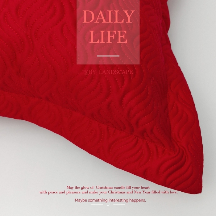 91家纺网 家纺一手货源 找家纺 （总）澜屿 新款婚庆大红全棉100支绗绣大靠枕抱枕靠背枕芯