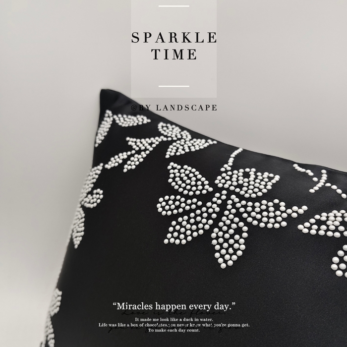 91家纺网 家纺一手货源 找家纺 （总）新款禅丝高精密珍珠钻抱枕枕头枕芯-涟漪