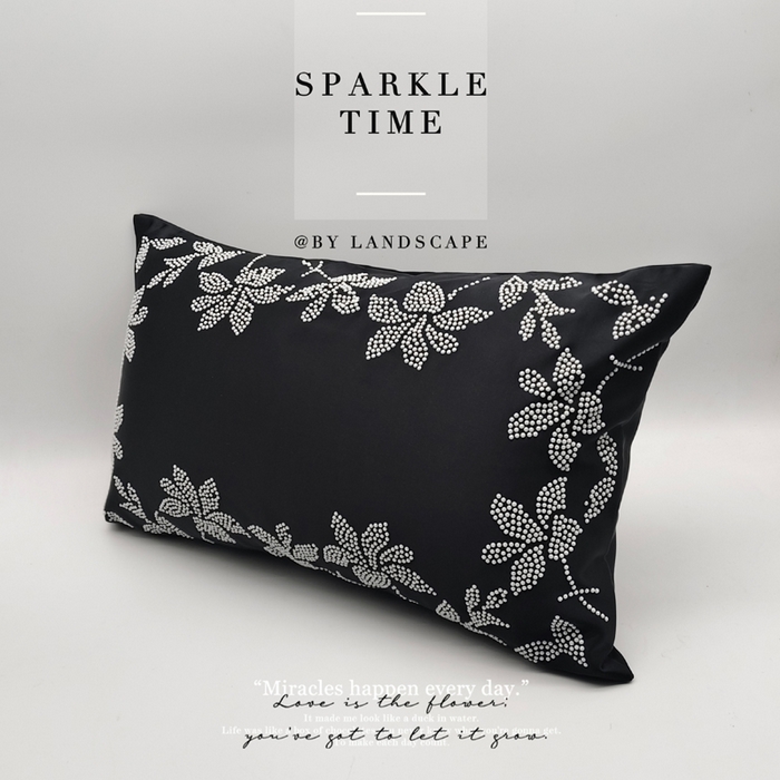 91家纺网 家纺一手货源 找家纺 （总）新款禅丝高精密珍珠钻抱枕枕头枕芯-涟漪