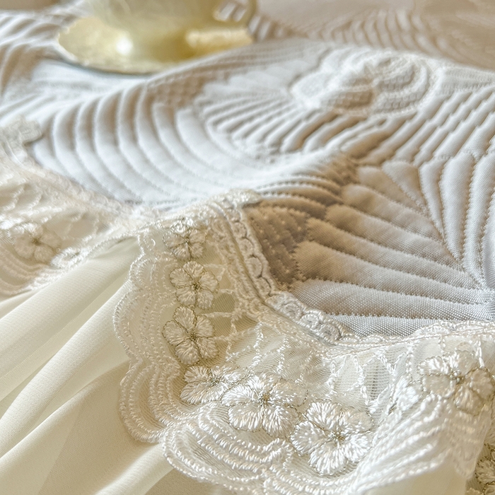 91家纺网 家纺一手货源 找家纺 网红馆（ck家纺） 2025新款床盖款豆豆席凉席席子-花叶海 花叶海-灰色