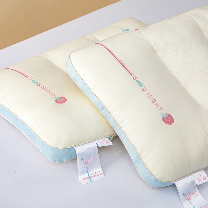 91家纺网 家纺一手货源 找家纺 芯宜佳 2025春夏新款小萌象亲子枕枕头枕芯单枕芯 小萌象亲子枕-成人枕 48x74cm/对