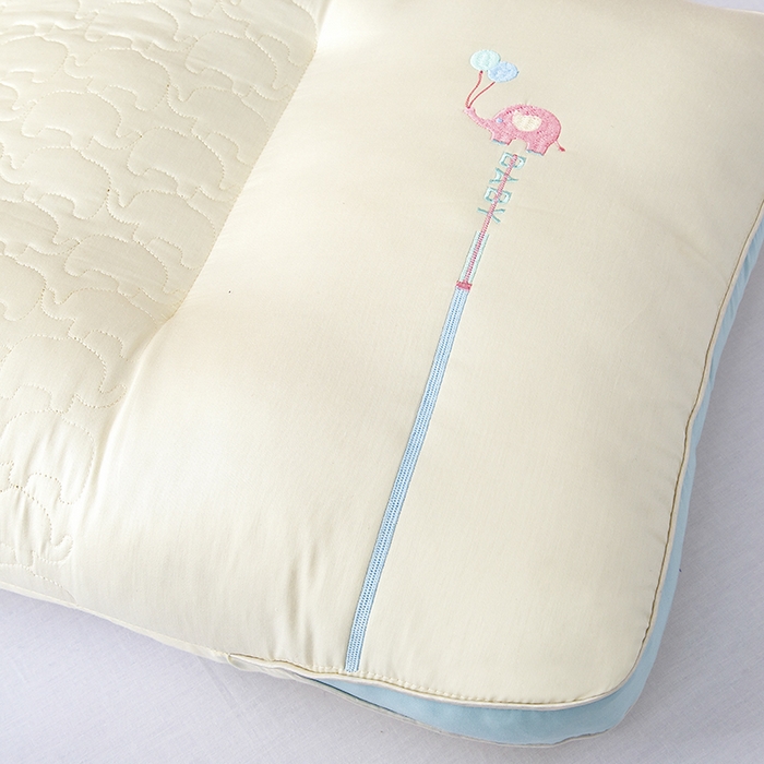 91家纺网 家纺一手货源 找家纺 芯宜佳 2025春夏新款小萌象亲子枕枕头枕芯单枕芯 小萌象亲子枕-学生枕 48x74cm/对