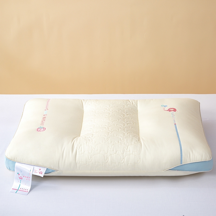 91家纺网 家纺一手货源 找家纺 芯宜佳 2025春夏新款小萌象亲子枕枕头枕芯单枕芯 小萌象亲子枕-学生枕 48x74cm/对