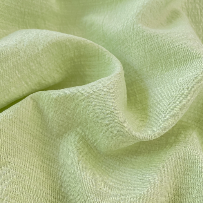 91家纺网 家纺一手货源 找家纺 梦初语 2025夏季直播爆款A类水洗棉皱皱纱双层纱床单学生宿舍三件套 青草绿