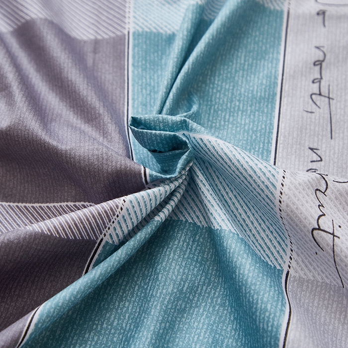 91家纺网 家纺一手货源 找家纺 贝兰仙奴 2025新款13372全棉纯棉简约时尚学生三件套 宝利格咖