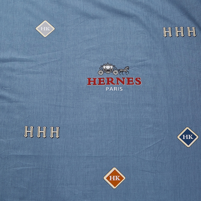 91家纺网 家纺一手货源 找家纺 贝兰仙奴 2025新款13372全棉纯棉简约时尚学生三件套 卡尔夫蓝