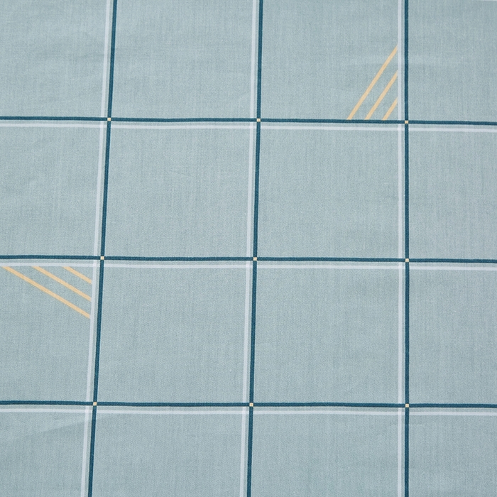 91家纺网 家纺一手货源 找家纺 贝兰仙奴 2025新款13372全棉纯棉简约时尚学生三件套 卡夫绿