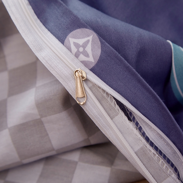 91家纺网 家纺一手货源 找家纺 贝兰仙奴 2025新款13372全棉纯棉简约时尚学生三件套 时尚熊兰