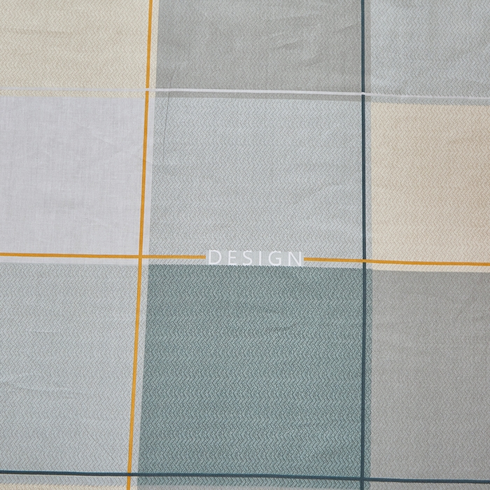 91家纺网 家纺一手货源 找家纺 贝兰仙奴 2025新款13372全棉纯棉简约时尚学生三件套 维拉绿