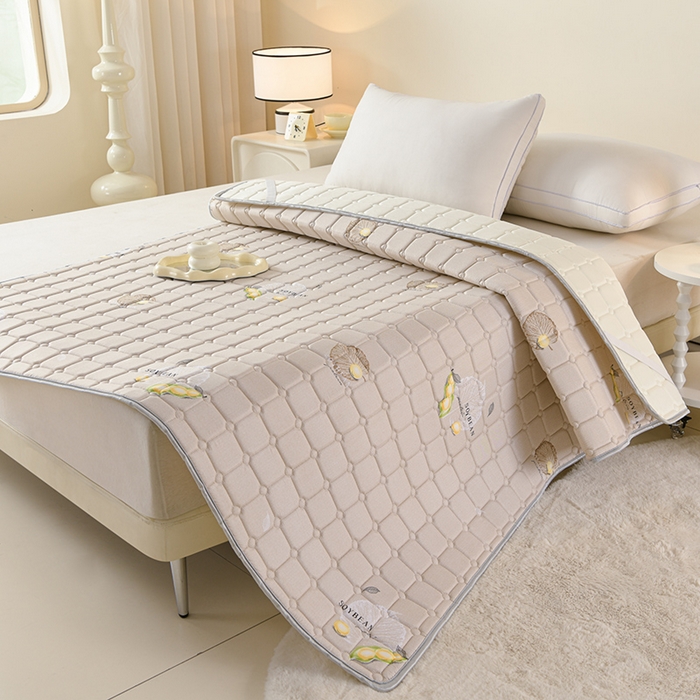 91家纺网 家纺一手货源 找家纺 美克家居2025新款加厚防水软床垫 A级软豆卡防水款