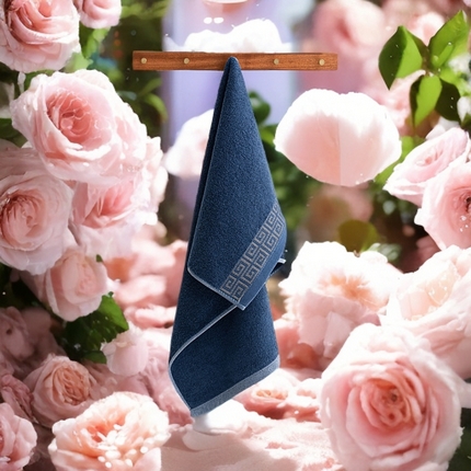 91家纺网 家纺一手货源 找家纺 （总）2025新款中国风长城格纯棉毛巾全棉手巾纯棉毛巾浴巾套装