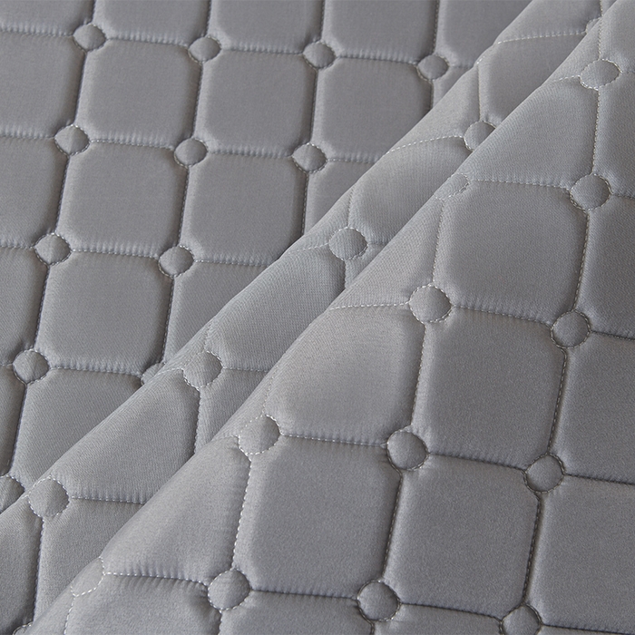 91家纺网 家纺一手货源 找家纺 美克家居2025新款加厚防水软床垫 A级软银灰防水款