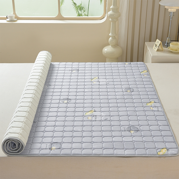 91家纺网 家纺一手货源 找家纺 美克家居2025新款加厚防水软床垫 A级软豆灰防水款