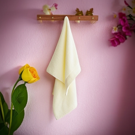 2025新款中国风迷宫格加厚全棉毛巾浴巾两件套浴室吸水浴巾纯棉毛巾浴巾套装 迷宫格-米黄毛巾