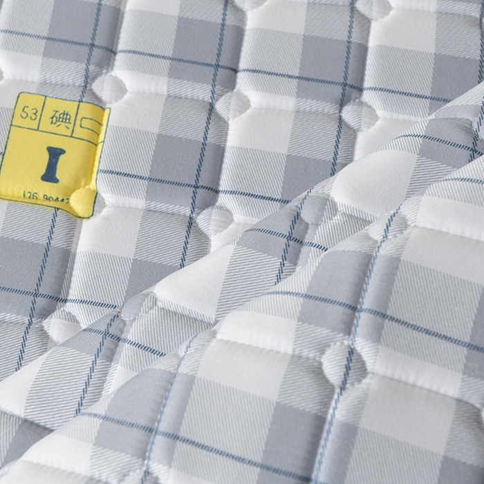 91家纺网 家纺一手货源 找家纺 美克家居2025新款加厚防水软床垫 A级格子蓝【不防水加厚款】