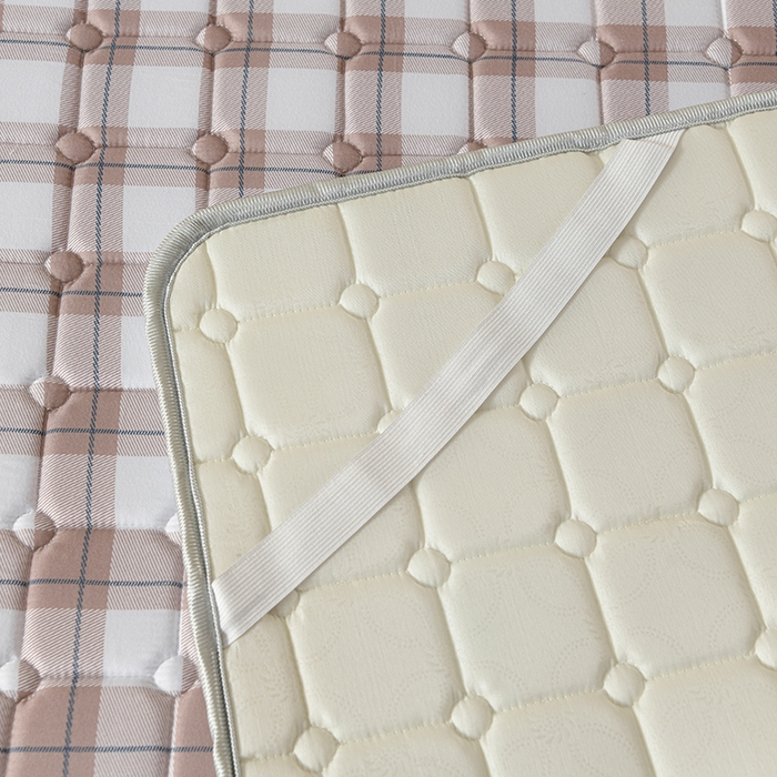 91家纺网 家纺一手货源 找家纺 美克家居2025新款加厚防水软床垫 A级豆沙格防水款