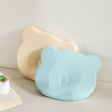 （总）2025新款熊头婴儿硅胶枕可水洗如奶嘴同源材料 