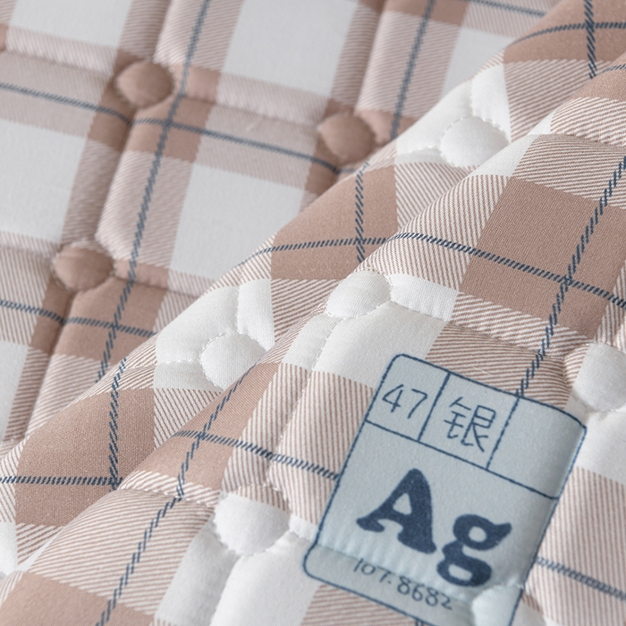 91家纺网 家纺一手货源 找家纺 美克家居2025新款加厚防水软床垫 A级豆沙格防水款