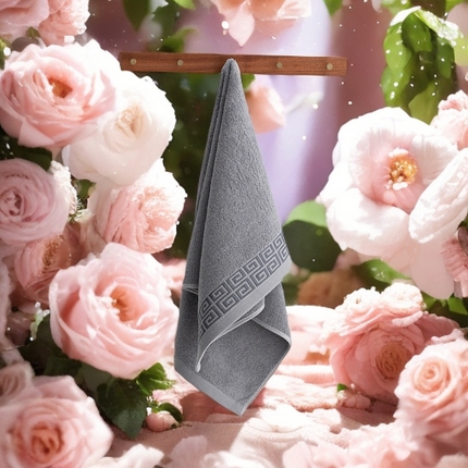 91家纺网 家纺一手货源 找家纺 （总）2025新款中国风长城格纯棉毛巾全棉手巾纯棉毛巾浴巾套装