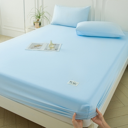 邵依家纺 2025新款正宗13372纯棉全棉床笠三件套 星空蓝