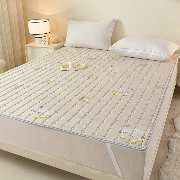 91家纺网 家纺一手货源 找家纺 美克家居2025新款加厚防水软床垫 A级软豆卡【不防水加厚款】