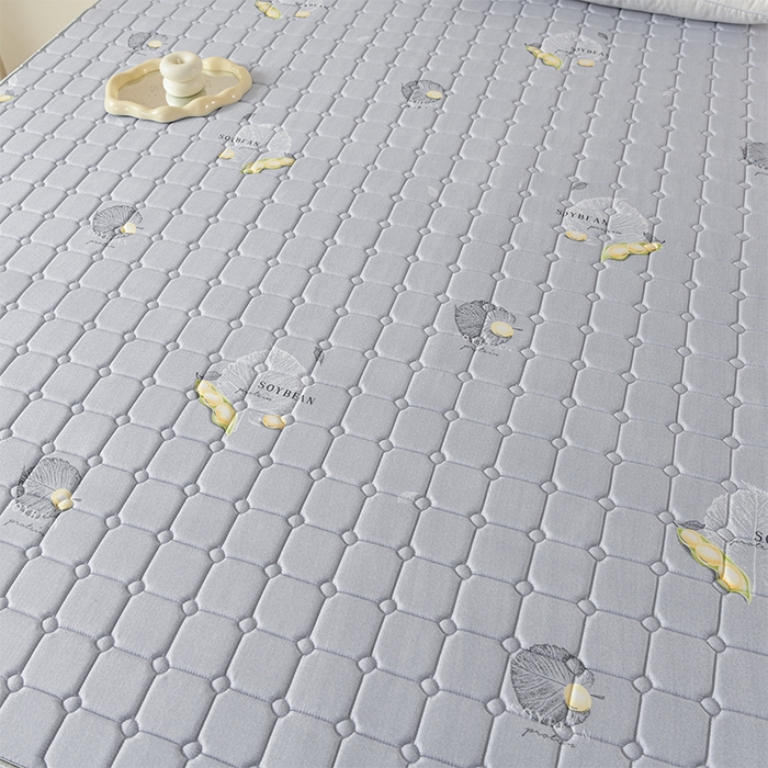 91家纺网 家纺一手货源 找家纺 美克家居2025新款加厚防水软床垫 A级软豆灰【不防水加厚款】