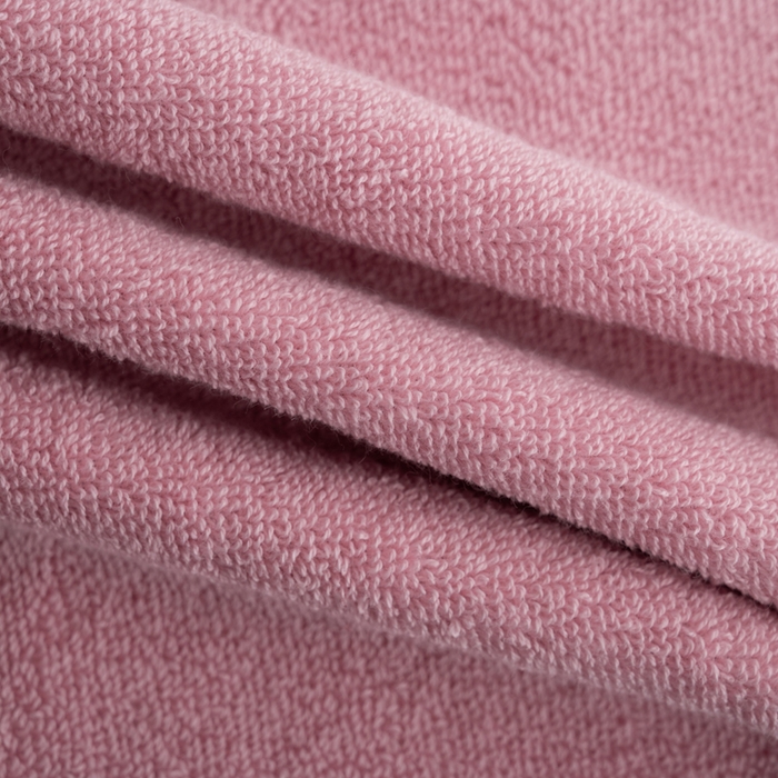 91家纺网 家纺一手货源 找家纺 2025新款中国风长城格纯棉毛巾全棉手巾纯棉毛巾浴巾套装 长城格毛巾1条装-合欢粉