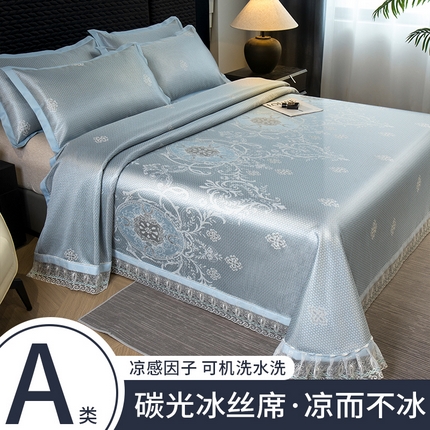 91家纺网 家纺一手货源 找家纺 （总）21度C 2025新款A类1800D冰丝凉感碳光软席-提供买家秀