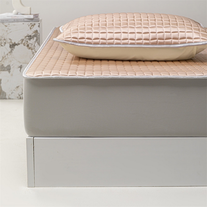 91家纺网 家纺一手货源 找家纺 （总）罗优家纺 2025新款水光美 肤冰块凉席